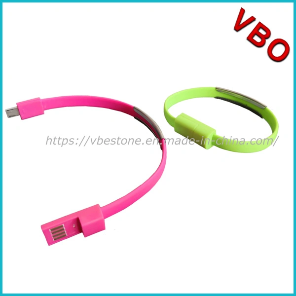 Bracelet Wrist Band USB Charger Charging Data Sync Cable for Android Micro USB and iPhone